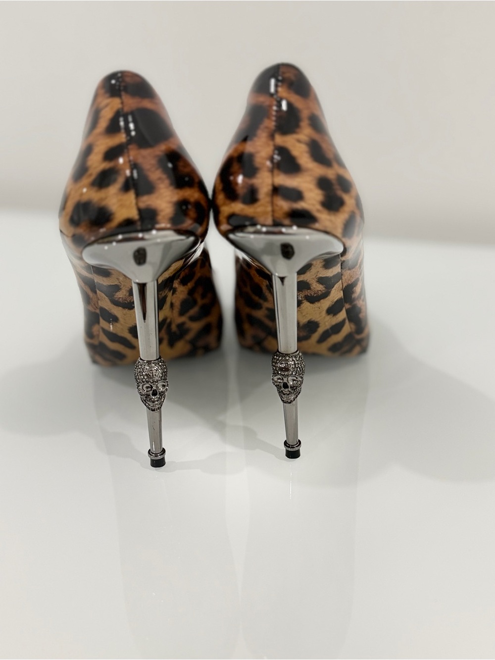 Philipp Plein Skull Pointed-Toe Pumps